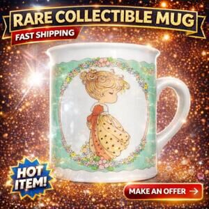 Vintage 1993 "Autumn's Praise" Precious Moments Mug with Serenity Prayer